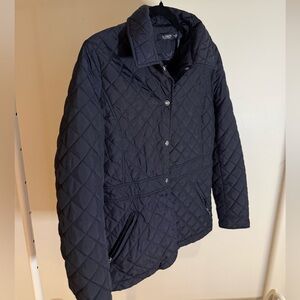 Ralph Lauren Navy Quilted Barn Jacket Womens (M)